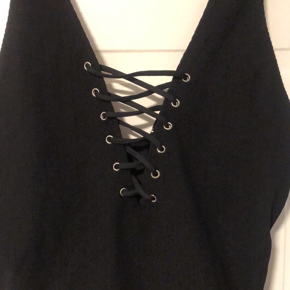 Never worn black once piece bathing suit. - Picture 2 of 6